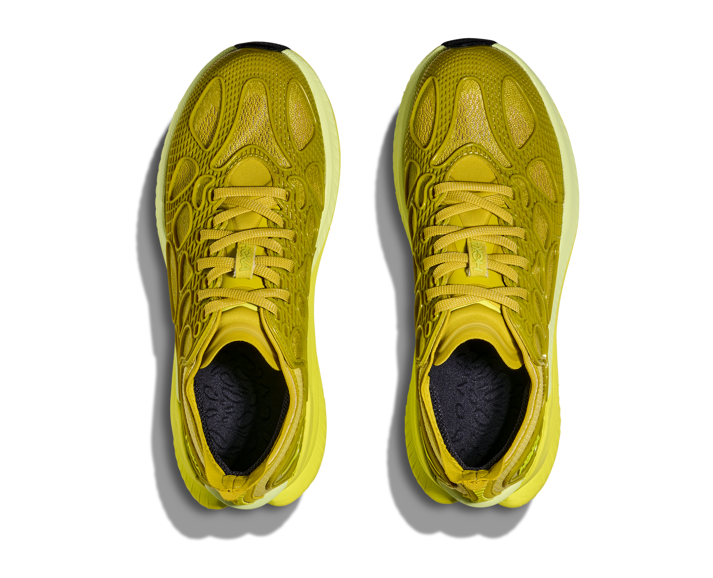 Mach x Caged in Pea Green/Hoka Citrus