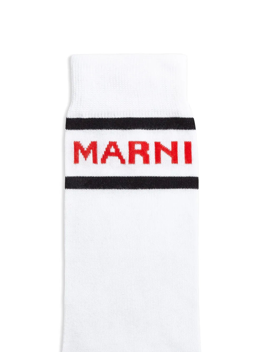 White Logo Cuffs Socks