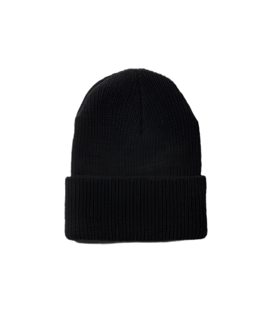Wool Watch Cap in Black