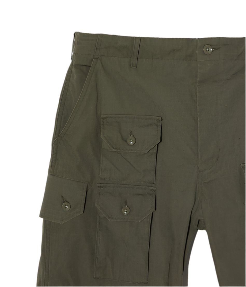 Flight Pant in Olive Heavyweight Cotton Ripstop