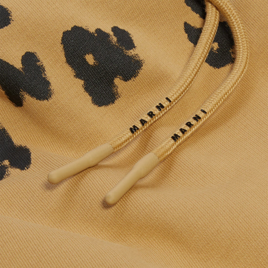 Cross Logo Hoodie in Winter Wheat