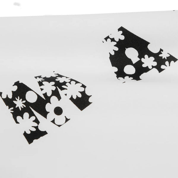 T-Shirt with Pop Fields Marni Logo in Black/White – www