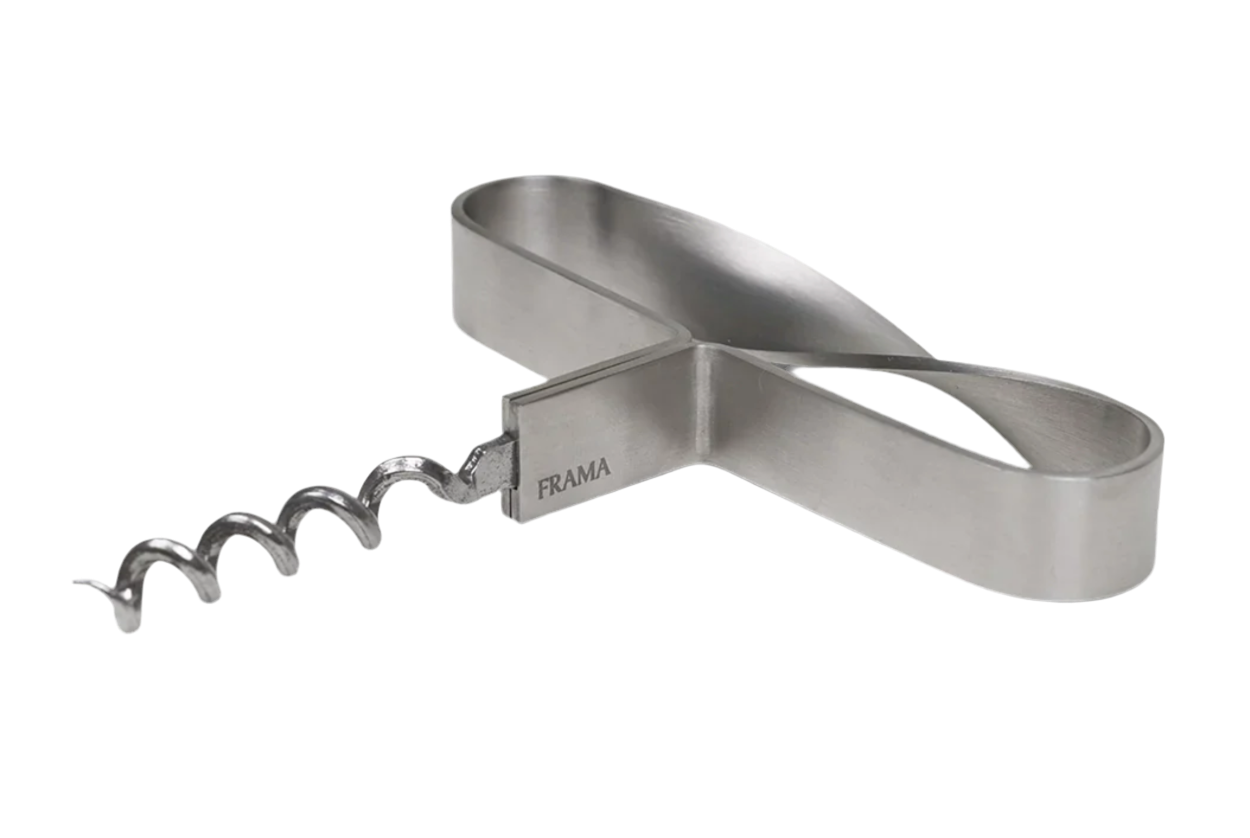 Ground Corkscrew in Stainless Steel