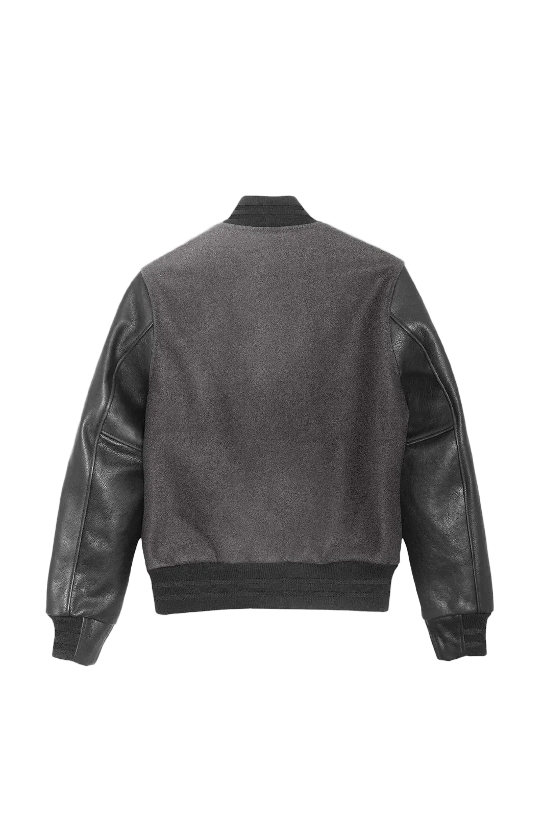 Varsity Jacket in Triple Grey