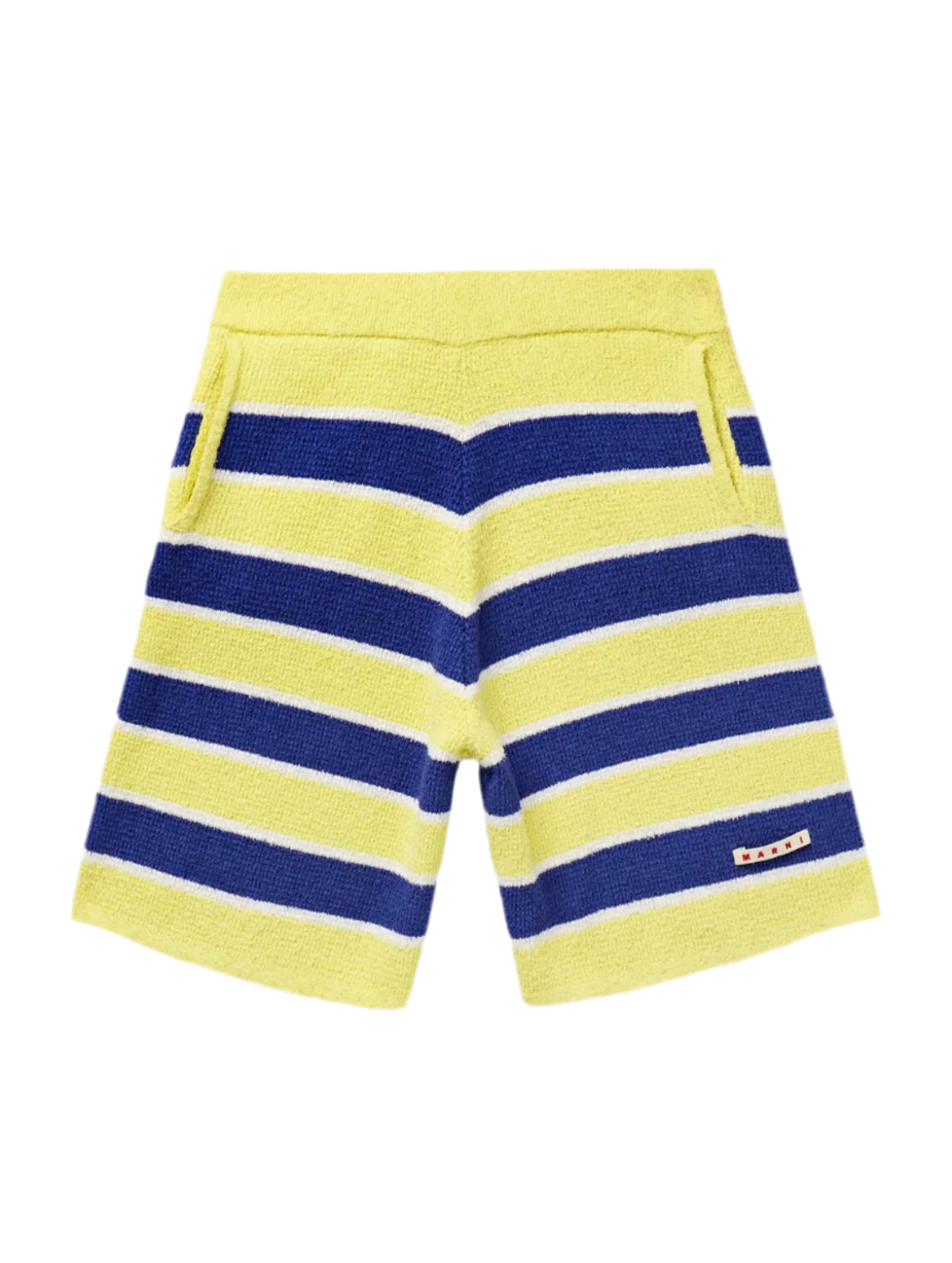 Beach Terry Shorts in Yellow/Navy