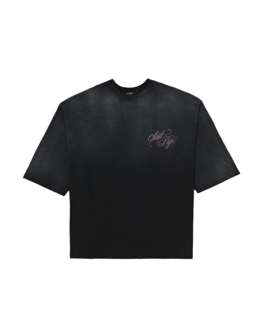 Sad Papi Buffalo Tee in Black