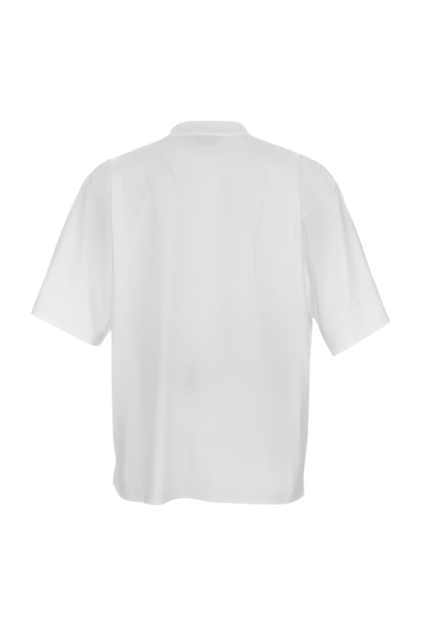 Patch T-Shirt with Rabbit Graphic