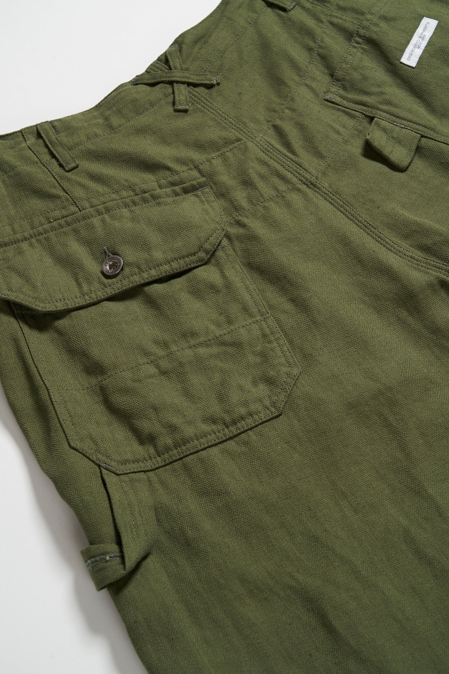 Painter Pant in Olive Cotton Hemp