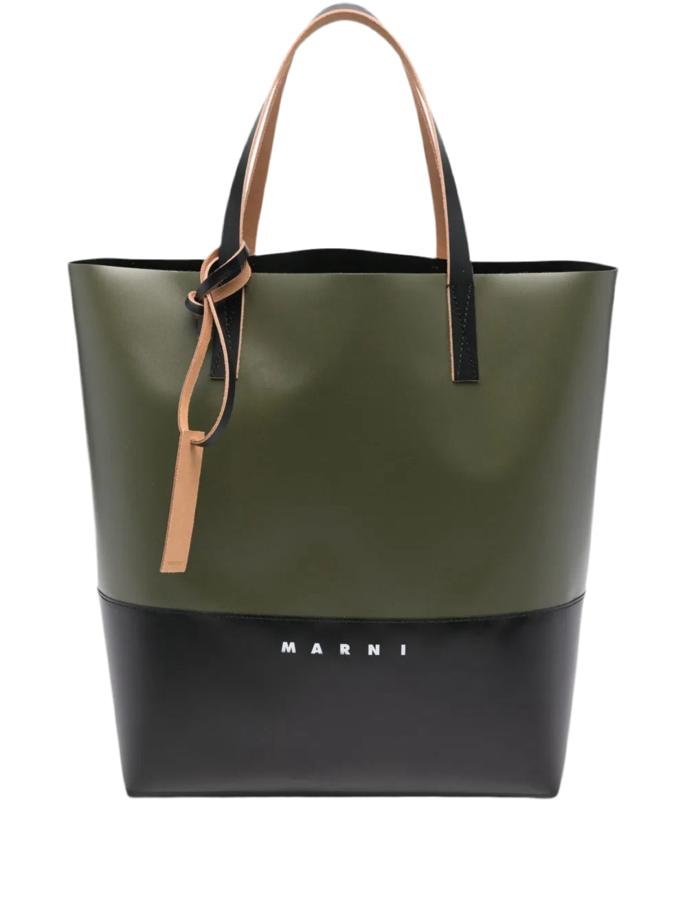 Shopping Bag Everyday Tote in Black/Olive