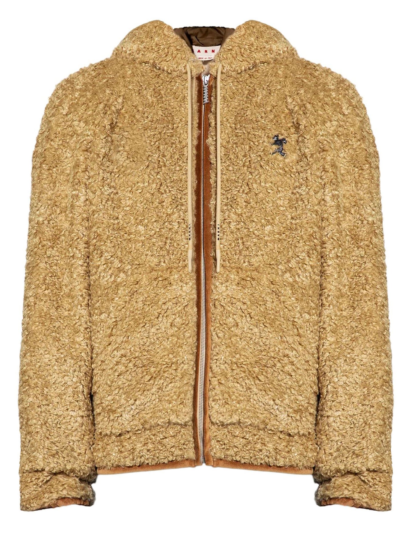Teddy Bear Jacket in Beige