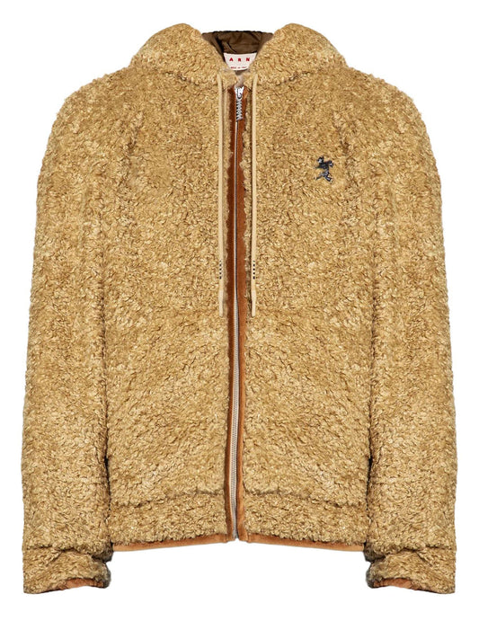 Teddy Bear Jacket in Beige