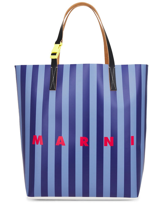 Tribeca Shopping Bag in Blue Multi