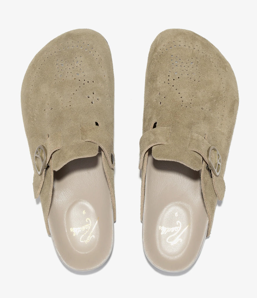 Clog Sandal in Taupe