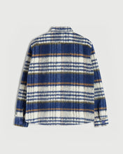 Load image into Gallery viewer, Brushed Wool Flannel Shirt in Blue