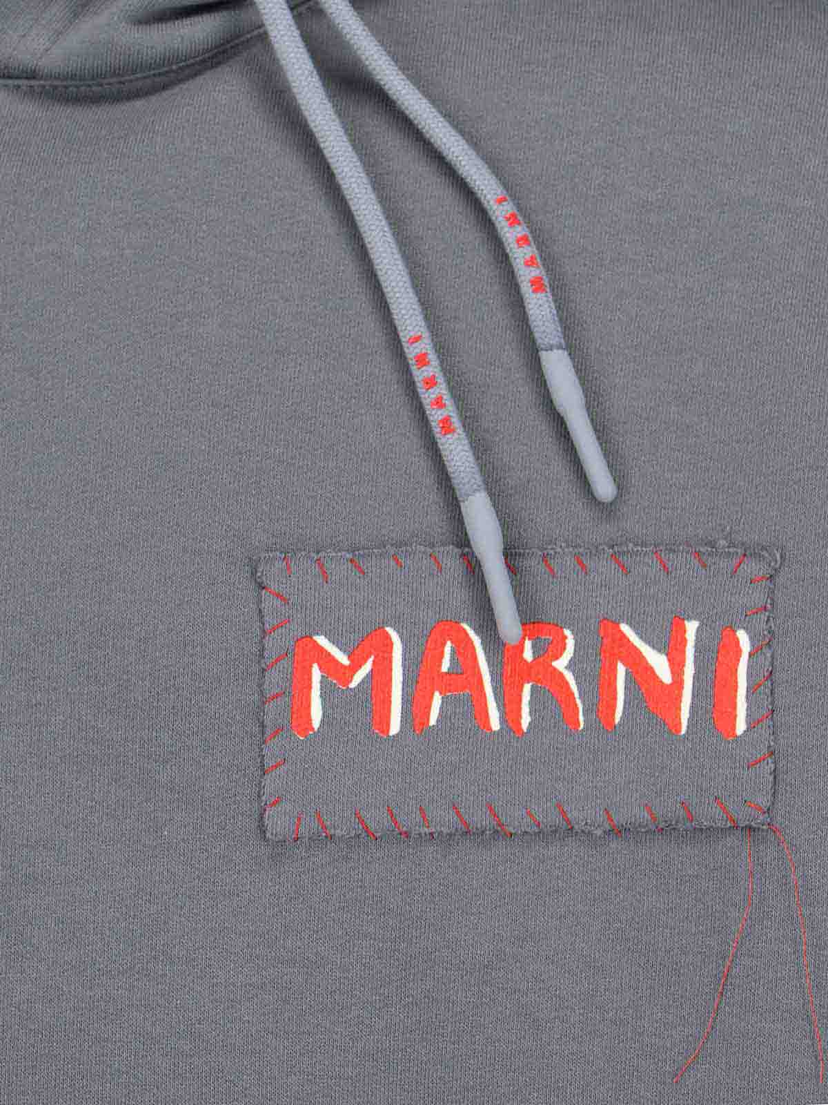 Logo Hoodie in Grey