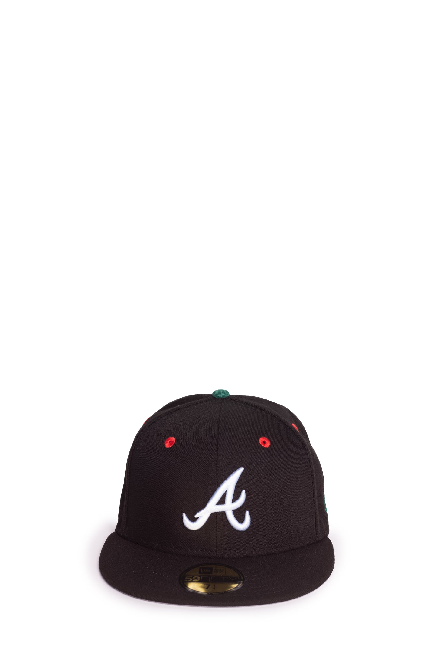 Manifest + New Era Atlanta Braves Cap in Black/Red/Green