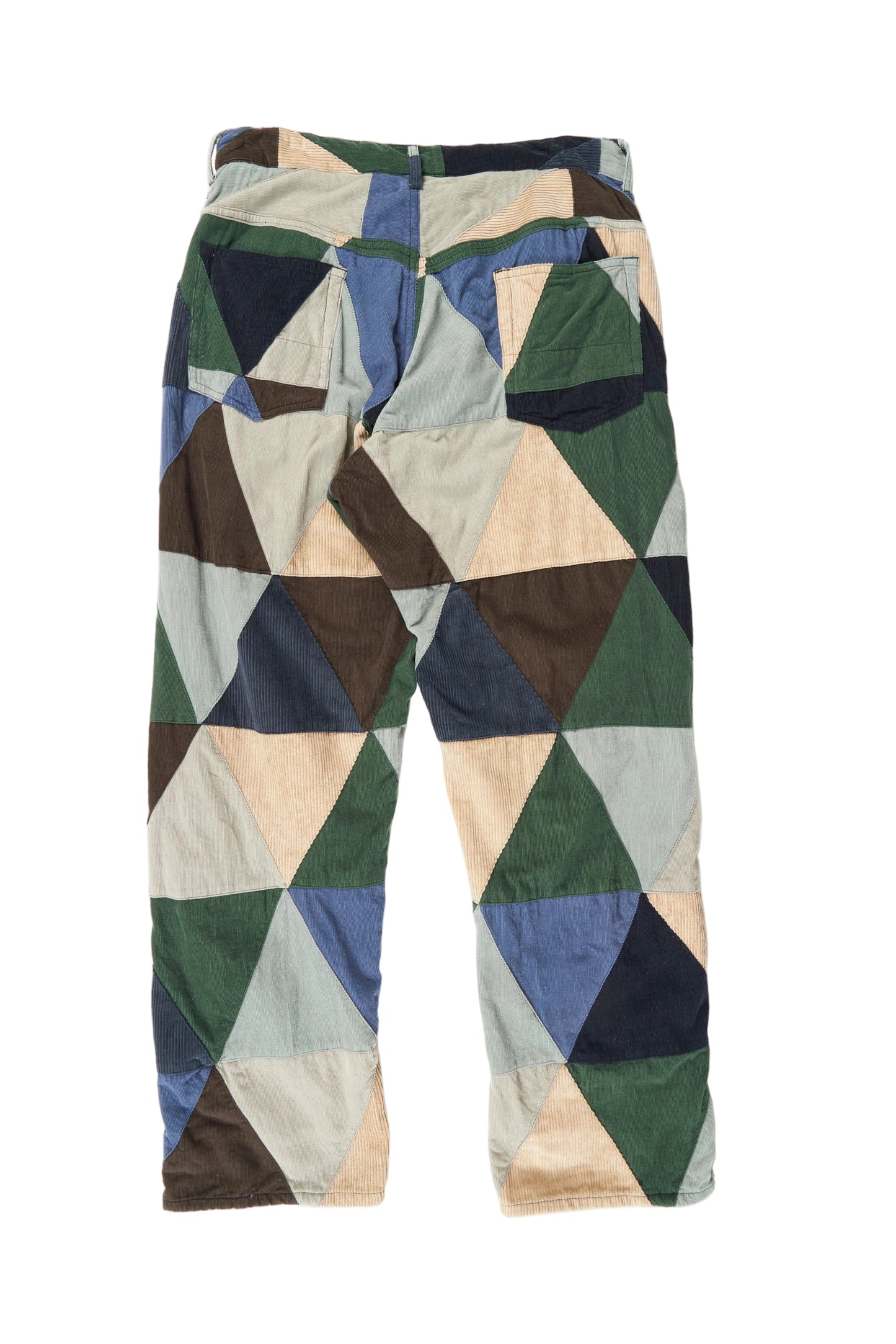 RF Jeans in Multi Color Corduroy Patchwork