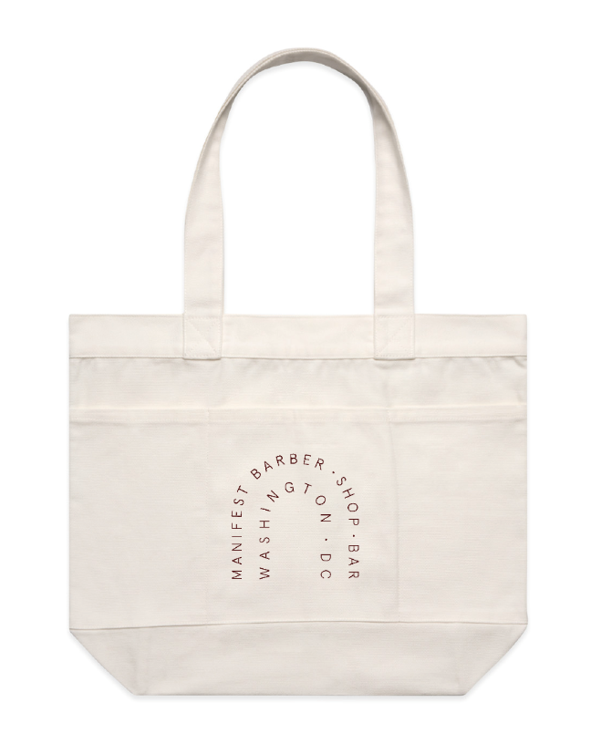 Manifest Logo Tote Bag in Natural