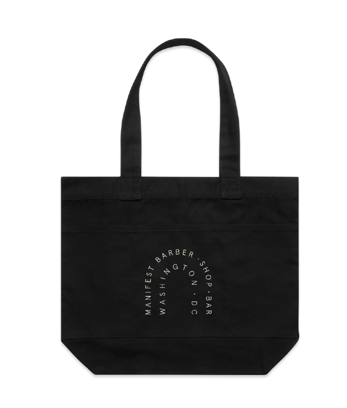 Manifest Logo Tote Bag in Black