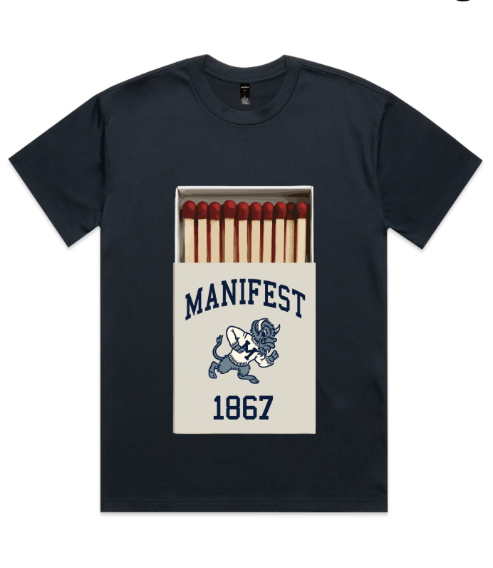 1867 Matchbook T-Shirt in Navy