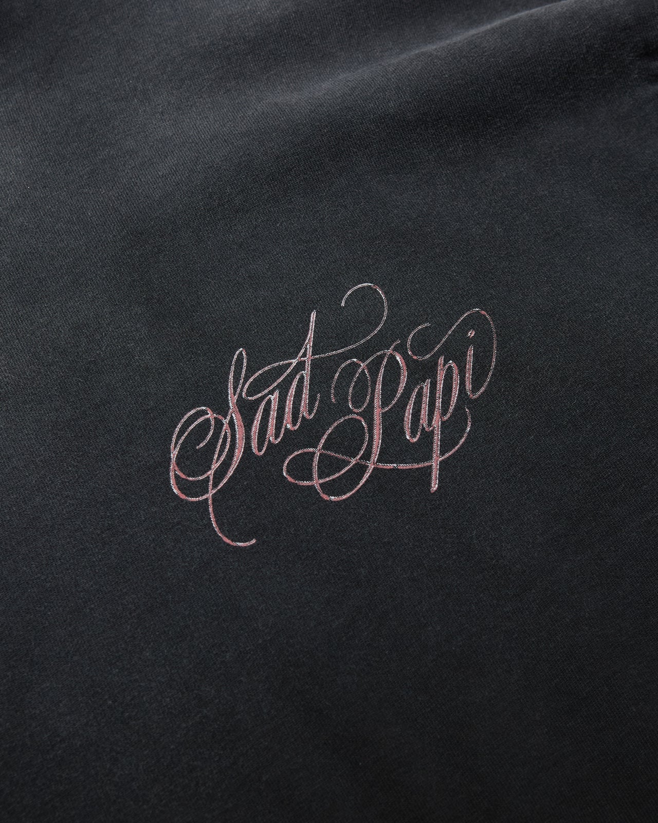 Sad Papi Buffalo Tee in Black
