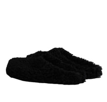 Load image into Gallery viewer, Fussbett Sabot Shearling Clog in Black