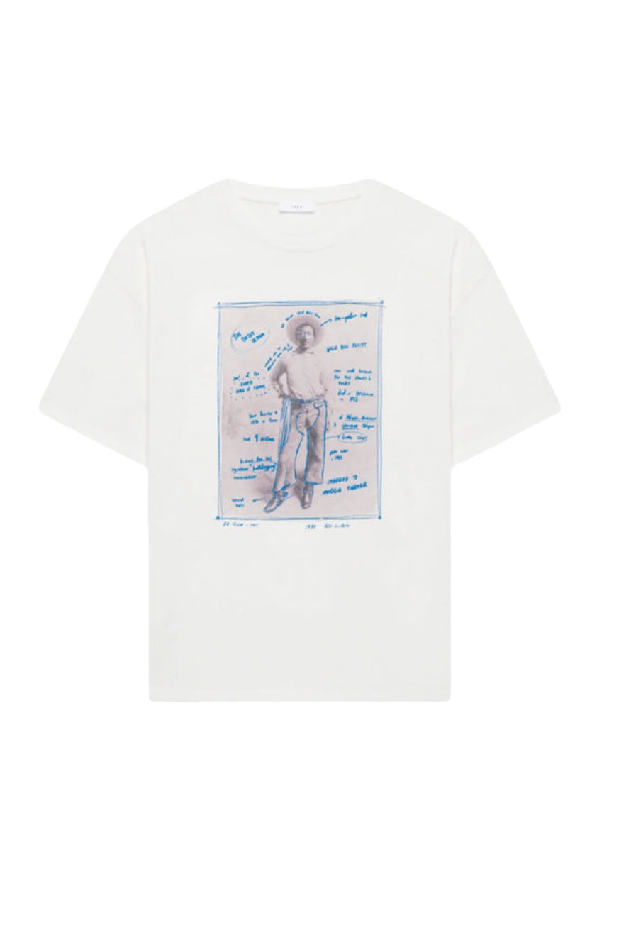 Bill Cowboy T-Shirt in White