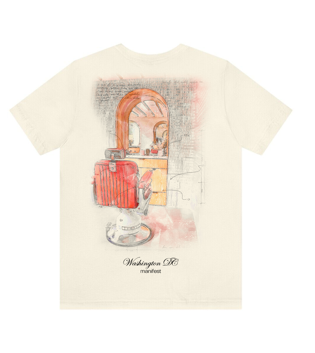 Watercolor T-Shirt in Natural