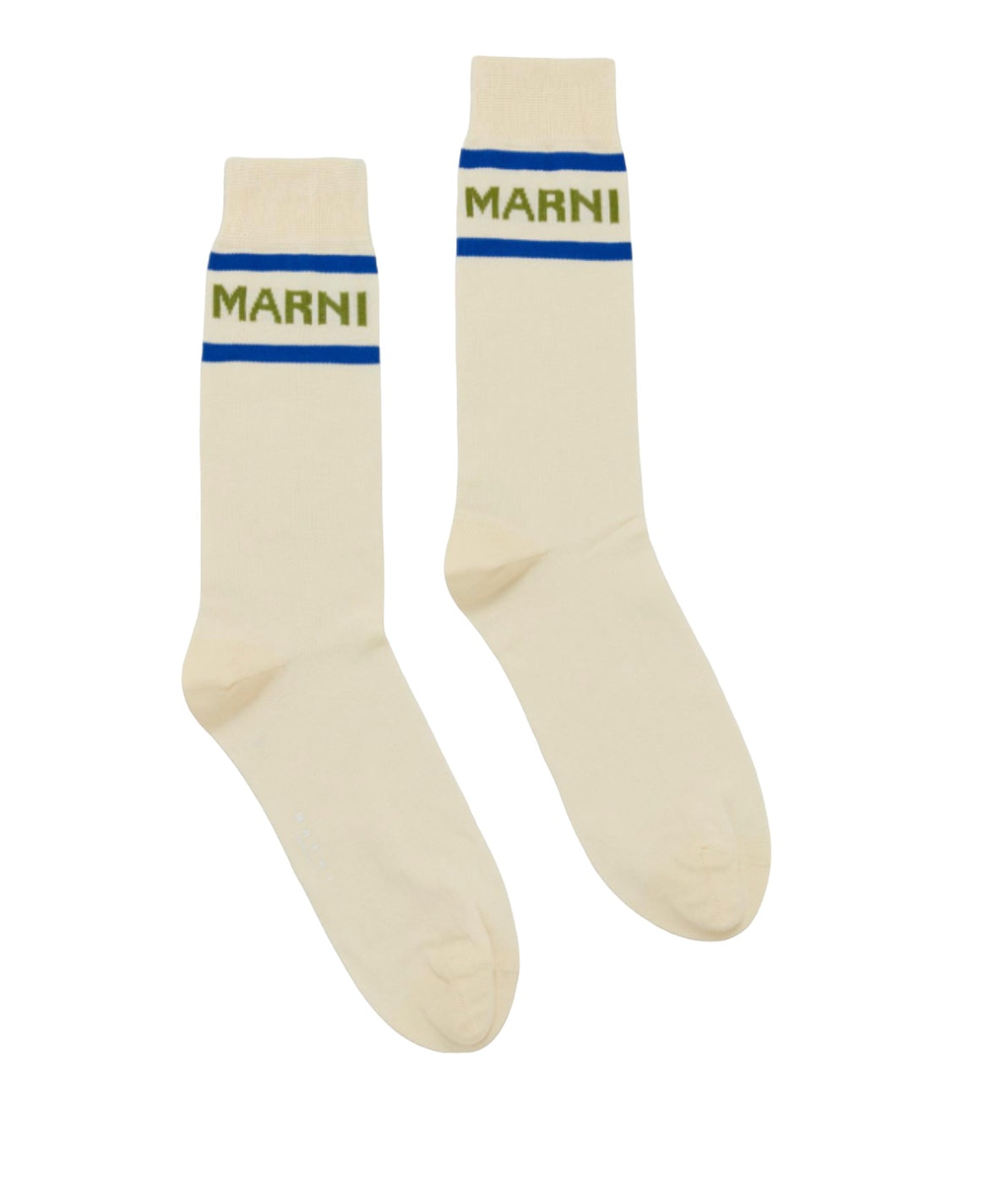 Techno Logo Socks in Light Yellow