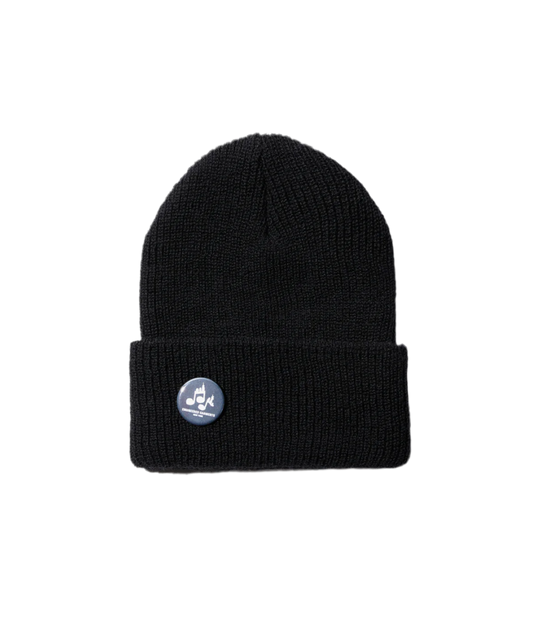 Wool Watch Cap in Black