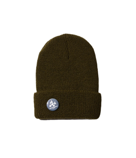 Wool Watch Cap in Olive