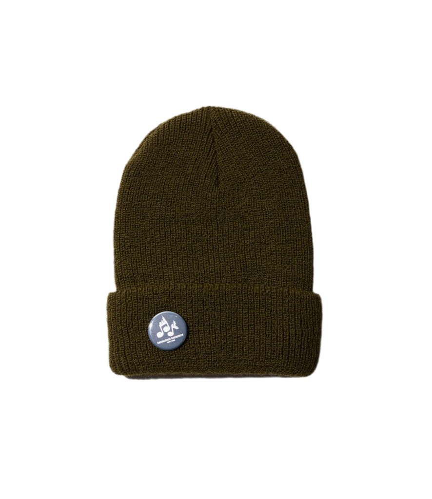 Wool Watch Cap in Olive