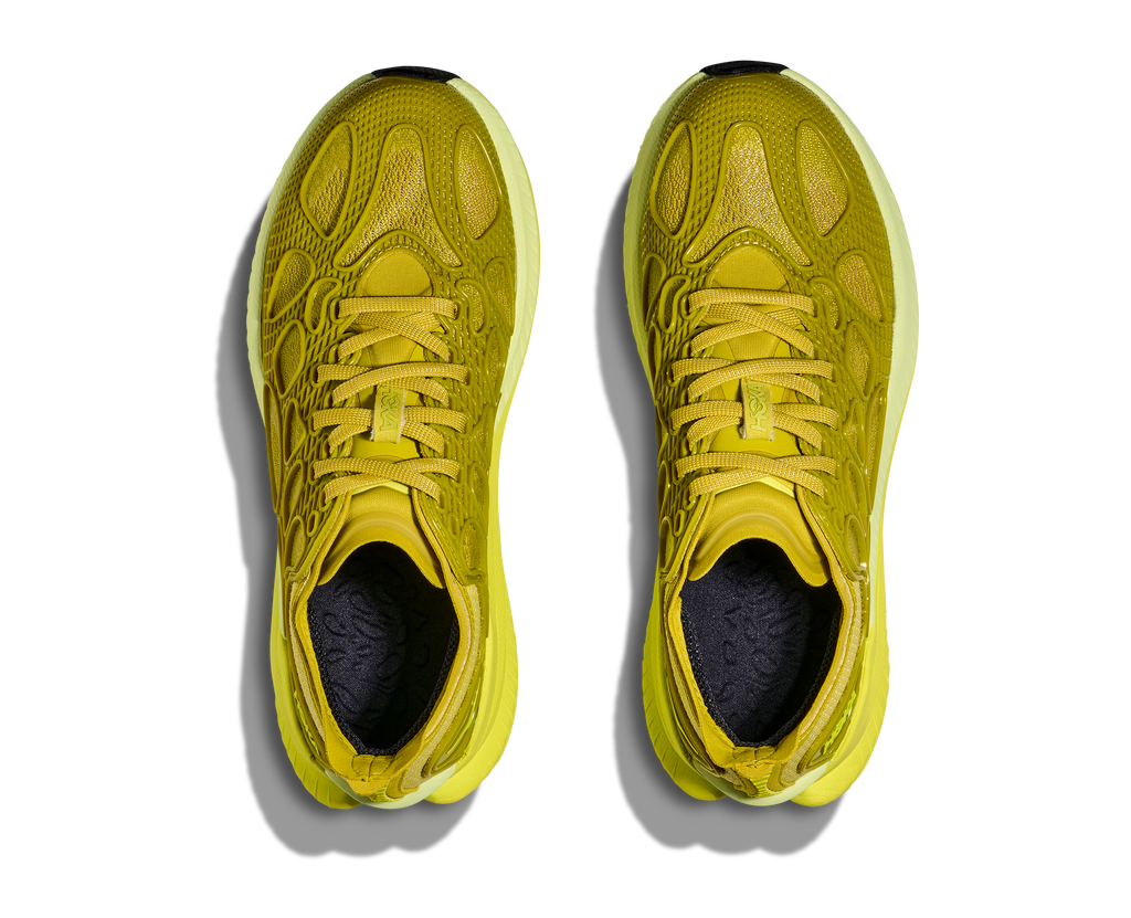 Mach x Caged in Pea Green/Hoka Citrus