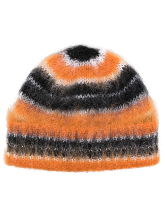 Mohair Beanie in Black
