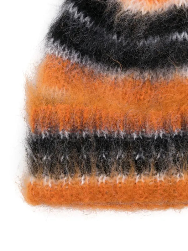 Mohair Beanie in Black