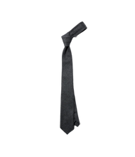 Load image into Gallery viewer, Neck Tie in Charcoal High Count Worsted Wool