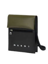 Load image into Gallery viewer, Tribeca Shoulder Bag in Black/Green
