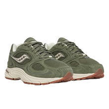 Load image into Gallery viewer, Grid Jazz 9 Suede in Olive/Off White