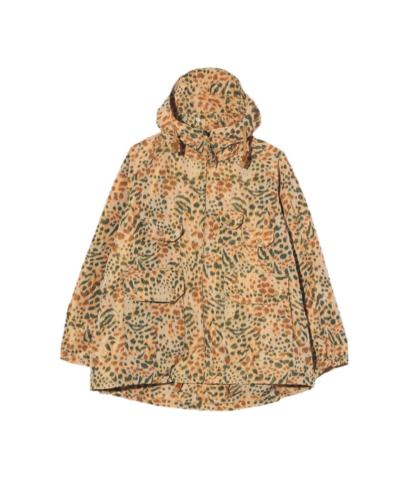 Atlantic Parka in Brown Leopard Print