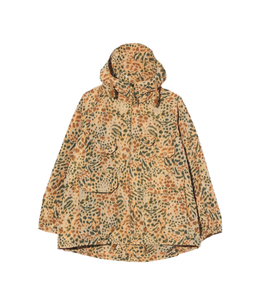 Atlantic Parka in Brown Leopard Print