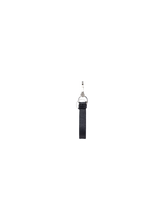 Load image into Gallery viewer, Leather Keyring with Marni Mending Embroidery In Black