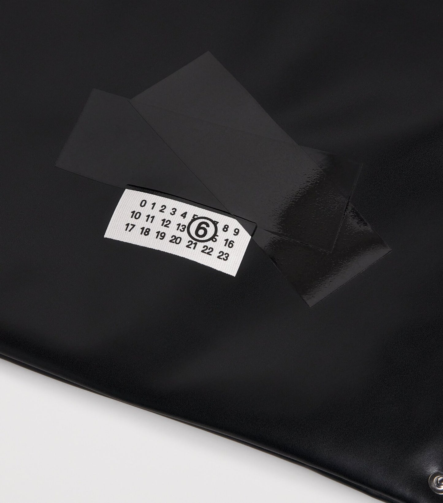 Archive Tape Tote Bag in Black