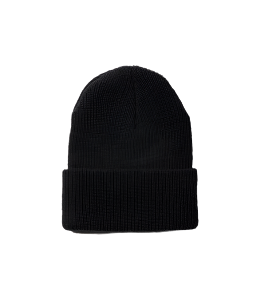Wool Watch Cap in Black