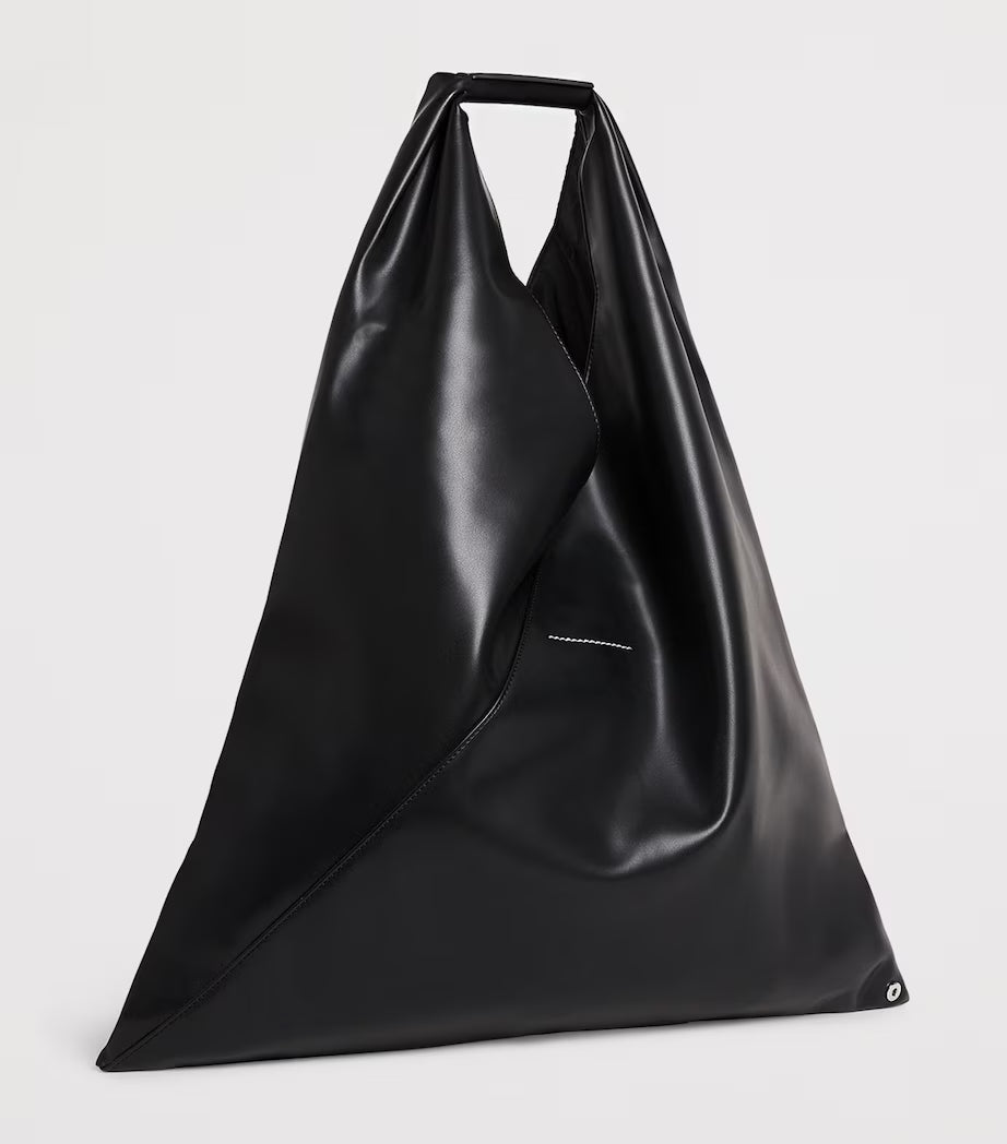 Archive Tape Tote Bag in Black