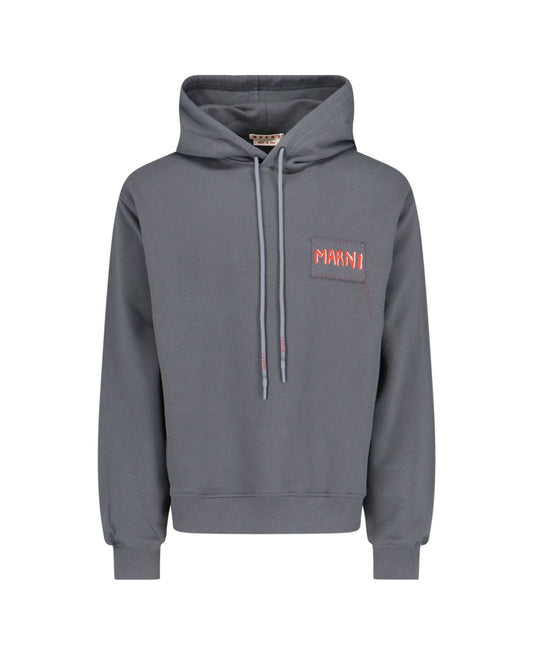 Logo Hoodie in Grey