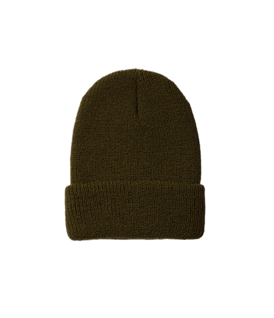 Wool Watch Cap in Olive