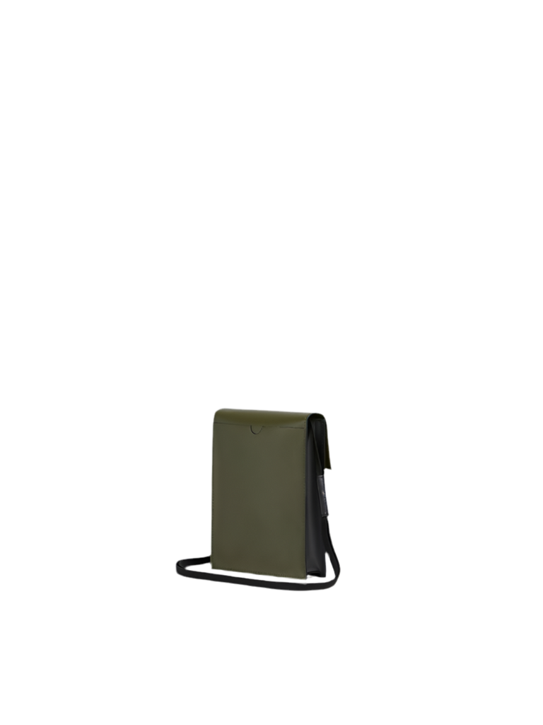 Tribeca Shoulder Bag in Black/Green