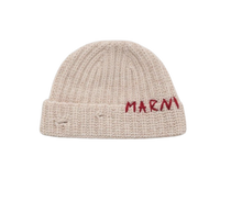 Load image into Gallery viewer, Shetland Wool Marni Mending Beanie in Beige