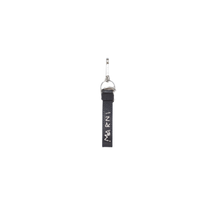 Load image into Gallery viewer, Leather Keyring with Marni Mending Embroidery In Black
