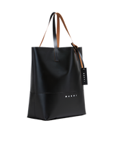 Load image into Gallery viewer, Open Shopper Tote Bag with Marni Tag in Black